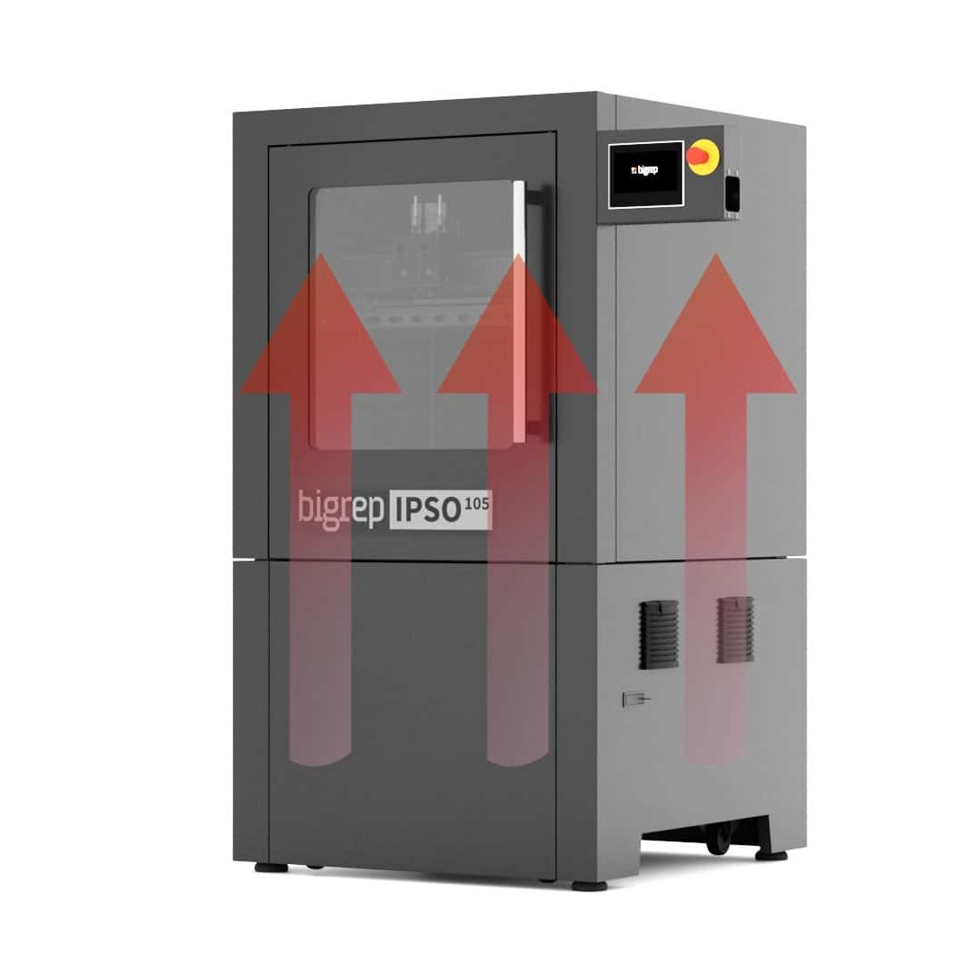 BigRep IPSO 105 High temperature Industrial plastic 3d printer